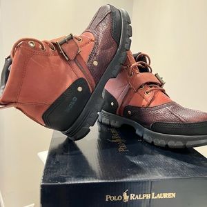 Ralph Lauren Polo Boots Tyrek TN/BRIARWD LEATHER